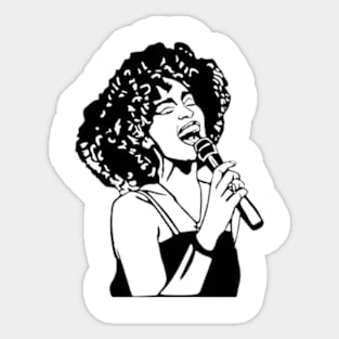 Whitney Houston Sticker